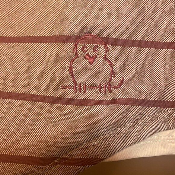 FootJoy Women's Pink Striped Golf Polo Shirt - Stylish & Lightweight Med… - Picture 2 of 6